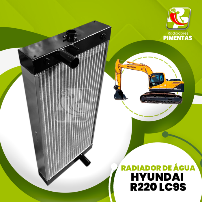 Radiador de Água - Hyundai R220 LC9S