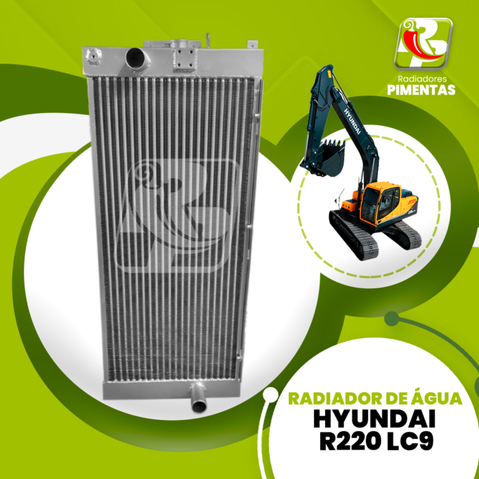 Radiador de Água - Hyundai R220 LC9