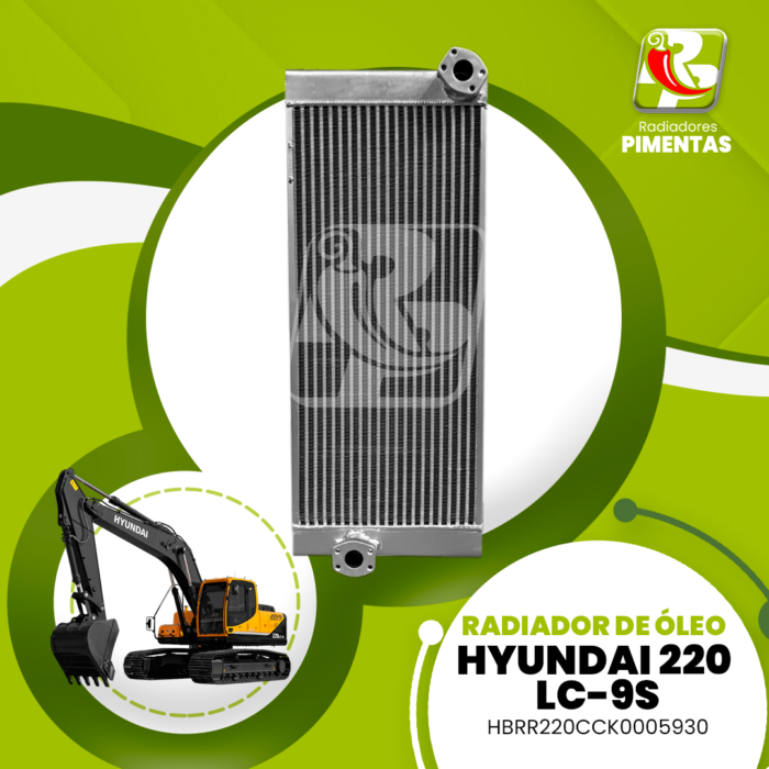 Radiador de Óleo - Hyundai 220 LC-9S