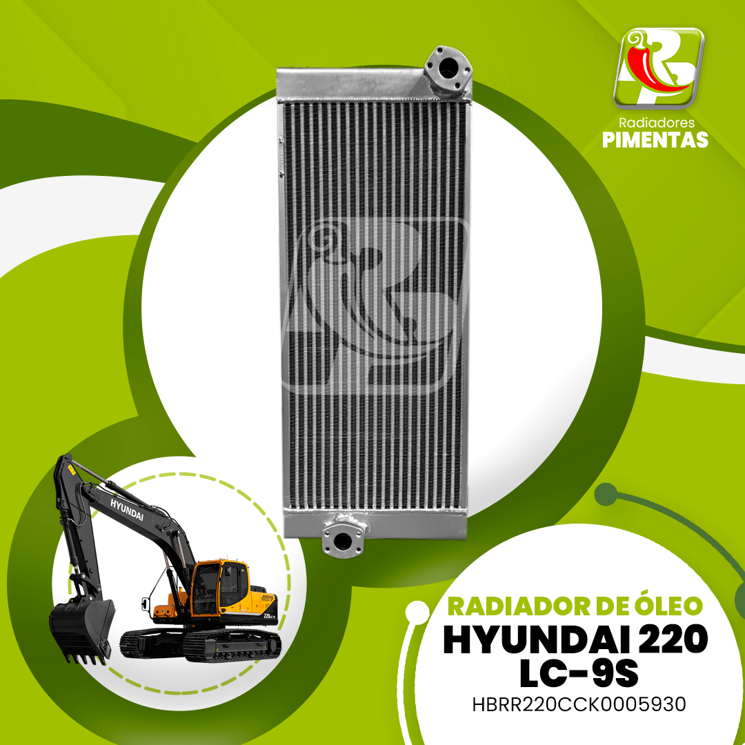 Radiador de Óleo - Hyundai 220 LC-9S