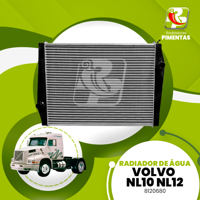 Radiador de Água - Volvo NL10 NL12