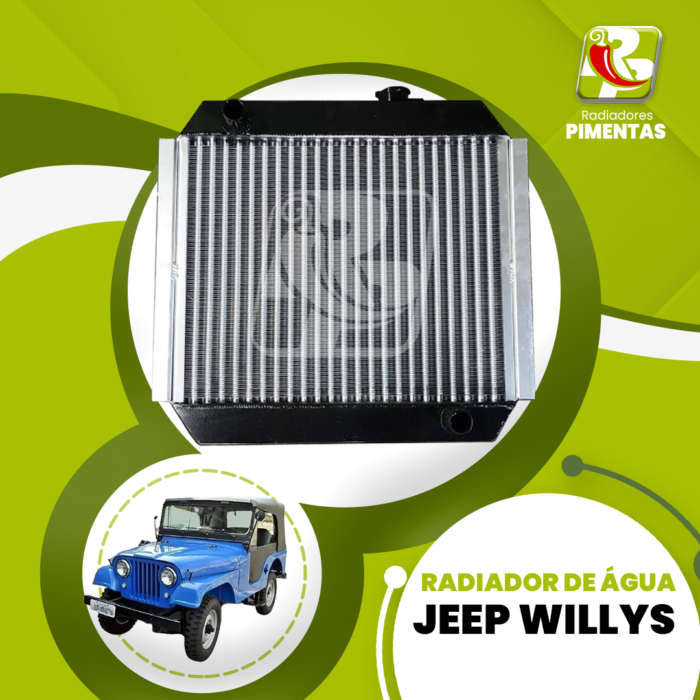 Radiador de Água - Jeep Willys
