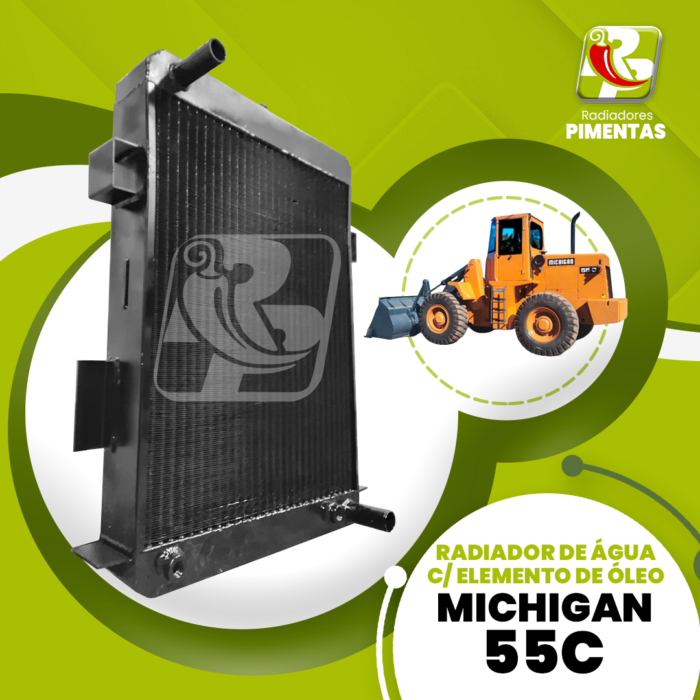 Radiador de Água c/ Elemento de Óleo - Michigan 55C