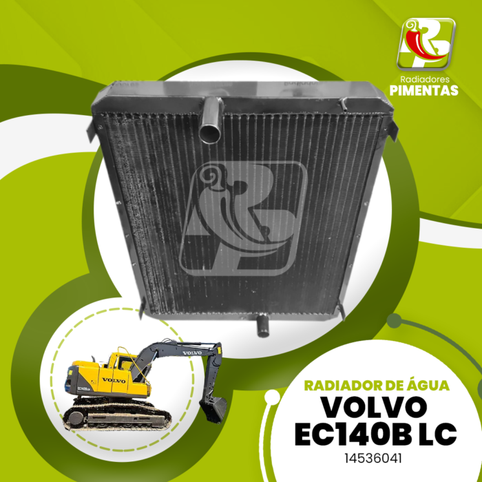 Radiador de Água - Volvo EC140B LC