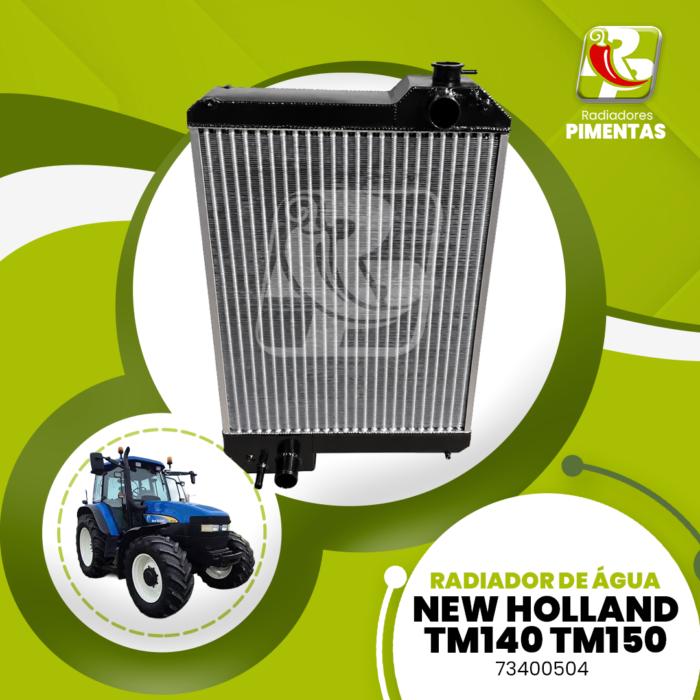 Radiador de Água - New Holland TM 140 / 150 / 165 / 180