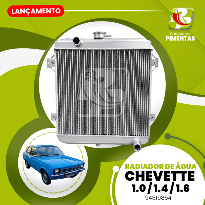 Radiador de Água - Chevette - Linha Alta Performance
