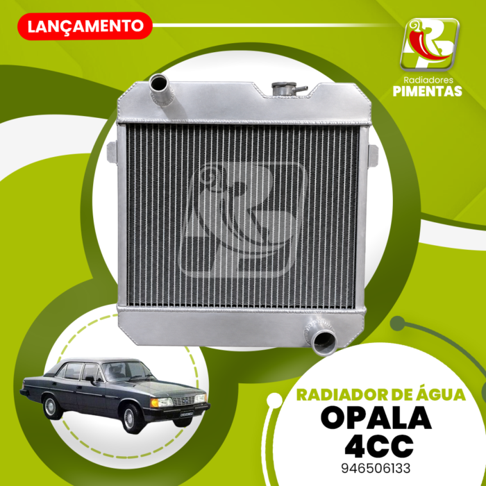 Radiador de Água - Opala 4cc - Linha Alta Performance