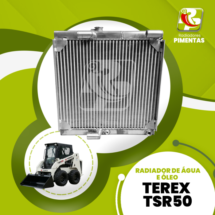 Radiador Água & Óleo - Terex TSR50