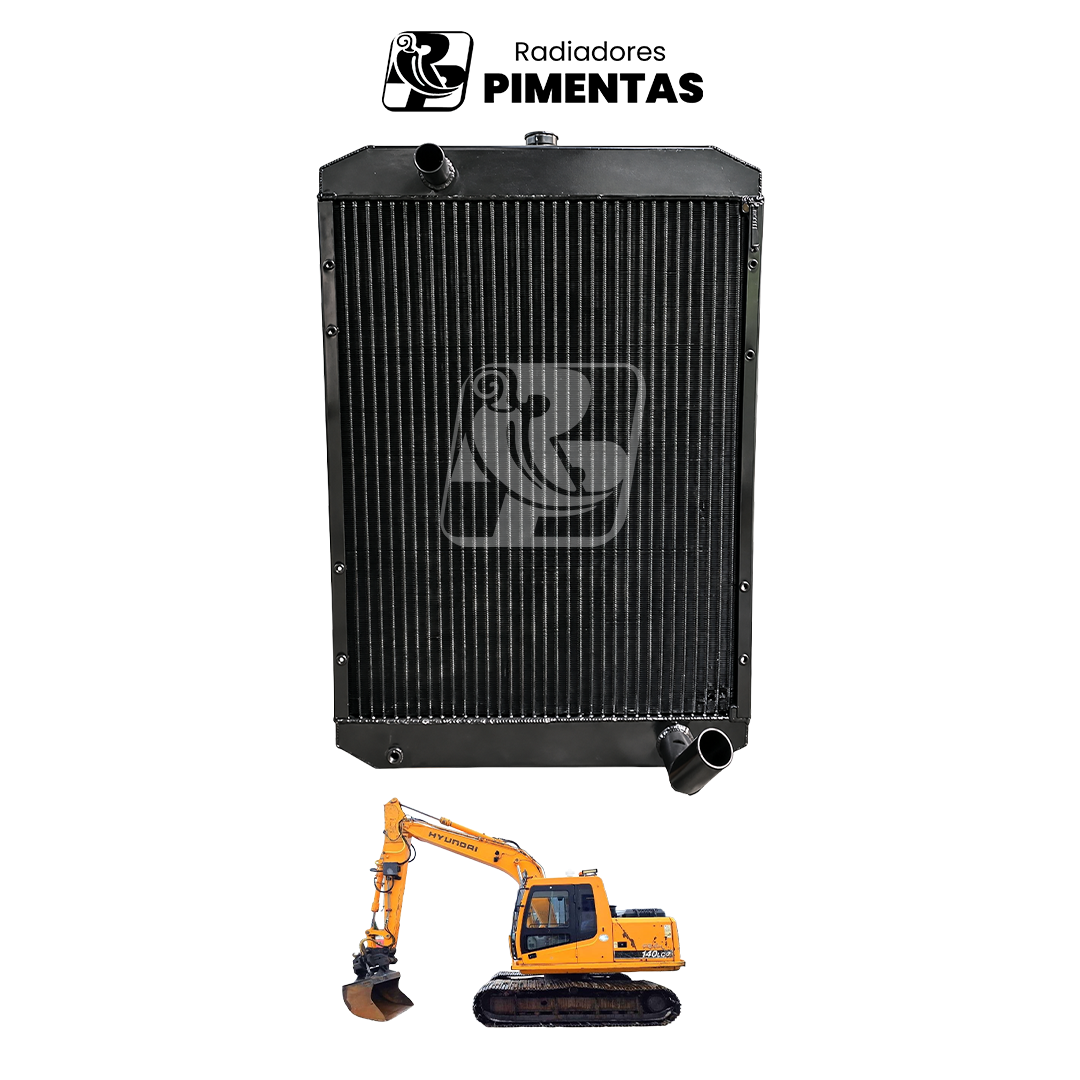 Radiador de Água - Hyundai R140-7 - 11N440020 - Imagem 2