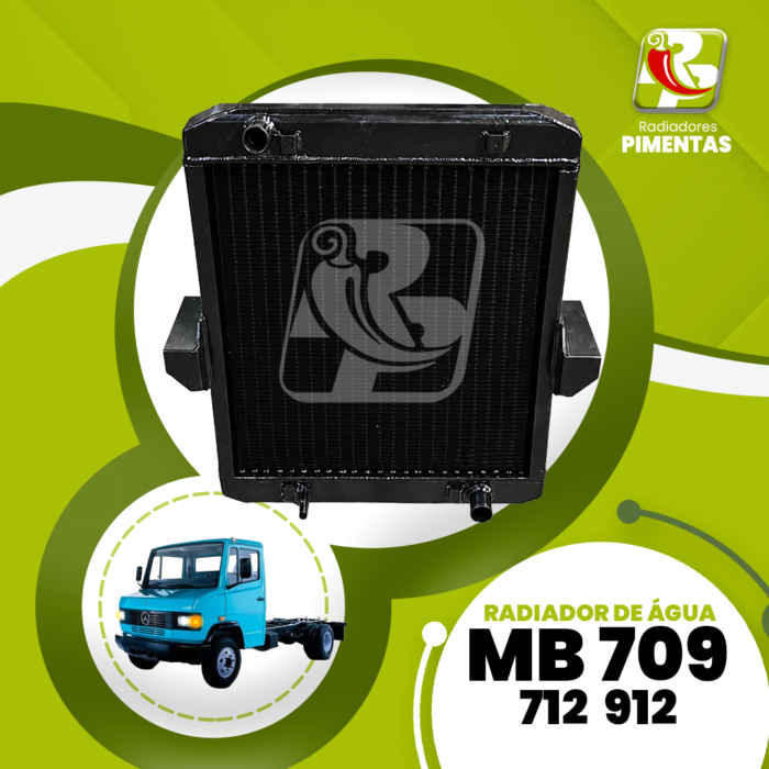 Radiador de Água - MB 709 712 912 C/ Laterais