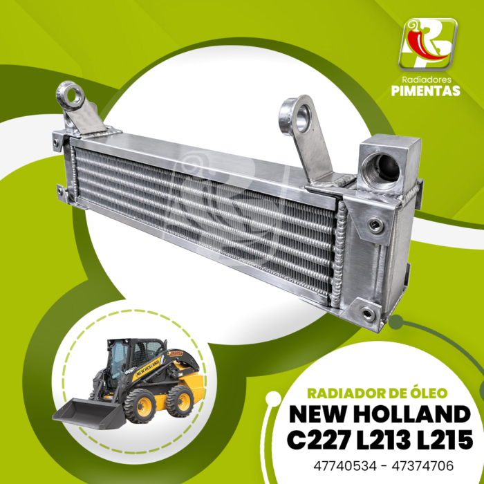 Radiador de Óleo - New Holland C227 L213 L215 L216 L218 L220