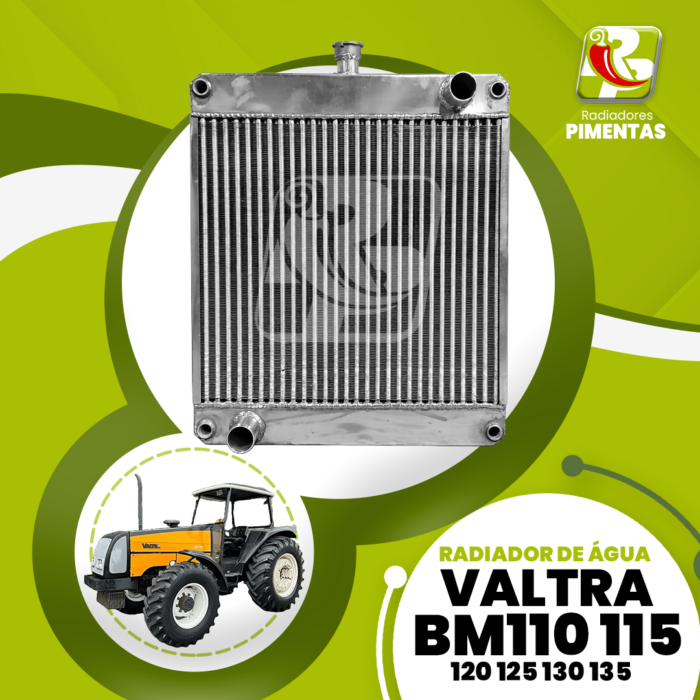 Radiador de Água - Valtra BM110 115 120 125 130 135